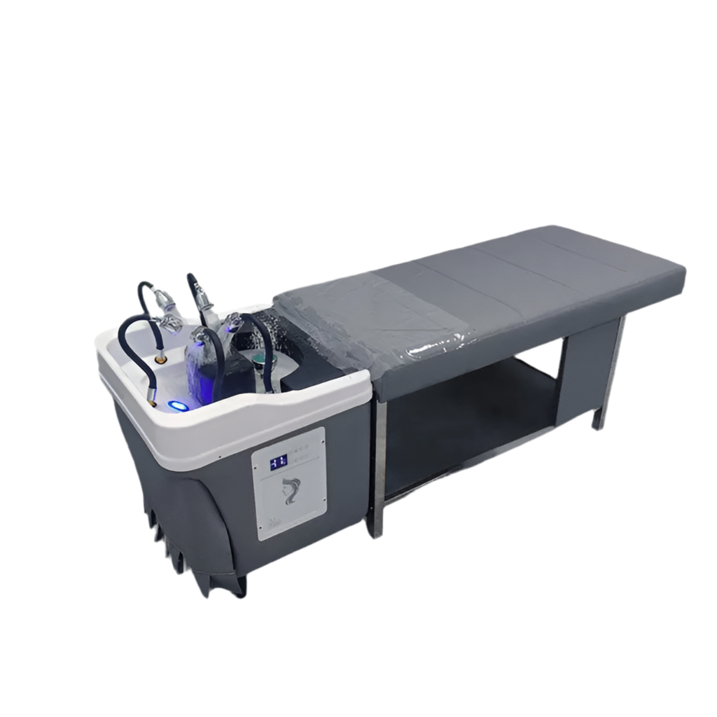 *NEW Head Spa - Pressure Point 6-Head Sink + Spa Bed - Plumbed